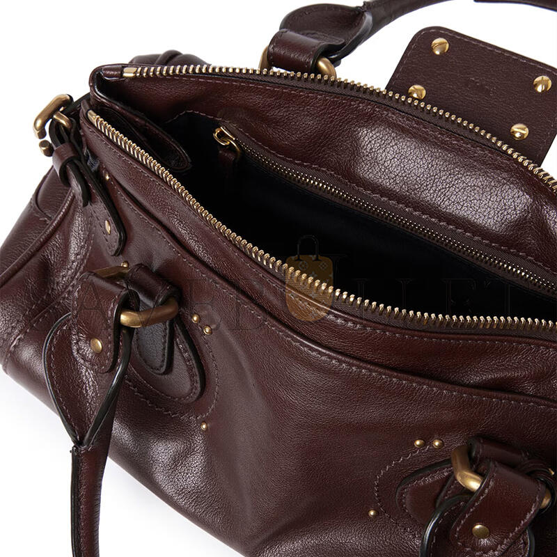 Ch10É paddington bag in grained leather ch25ws802p75602 (36*18*18cm)